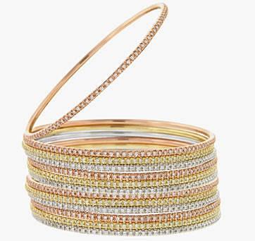 Gold & Diamond Bangles