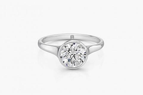 Bezel Diamond Ring by Rahaminov Jewels