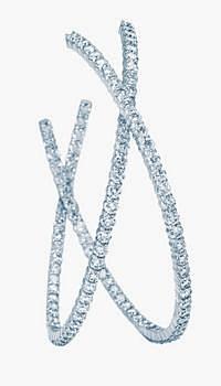Diamond Hoop Earrings