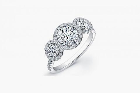 Diamond Halo Ring by Rahaminov Jewels